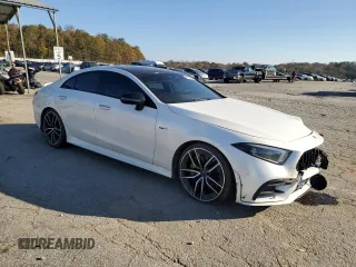 2019 Mercedes-Benz CLS with VIN WDD2J6BB3KA042804, listed as a Copart auction lot 82309074 with 58,779 mi miles and Salvage Title. Bid and sale history available at carsss.com. Image 4.