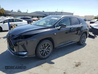 2022 Lexus RX 350 F Sport with VIN 2T2YZMDA4NC368791, listed as a Copart auction lot 60326015 with 29,217 mi miles and Salvage title. Bid and sale history available at DreamBid. Image 1.
