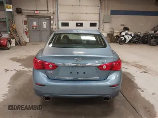 2015 Infiniti Q50 Premium with VIN JN1BV7AR2FM414613, listed as a IAAI auction lot 41258797 with 162,822 mi miles. Bid and sale history available at carsss.com. Image 16.