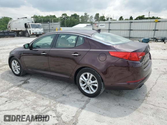 2013 Kia Optima EX with VIN 5XXGN4A71DG248703, listed as a Copart auction lot 59601635 with 113,222 mi miles and Non repairable. Bid and sale history available at DreamBid. Image 2.