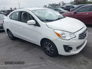 2017 Mitsubishi Mirage ES z VIN ML32F3FJ0HHF17312, wystawiony jako IAAI lot #42146861 z przebiegiem 124 038 mil mil oraz . Historia ofert i sprzedaży dostępna na DreamBid. Obrazek 1.