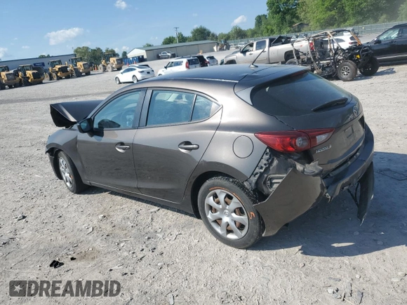 2015 Mazda 3 i Sport with VIN JM1BM1K75F1223408, listed as a Copart auction lot 54992705 with 93,925 mi miles and Salvage Title. Bid and sale history available at DreamBid. Image 2.