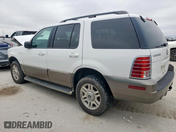2004 Mercury Mountaineer Convenience z VIN 4M2ZU86K14ZJ30867, wystawiony jako Copart lot #51839405 z przebiegiem 184 668 mil mil oraz Szkoda całkowita • Salvage title. Historia ofert i sprzedaży dostępna na DreamBid. Obrazek 2.