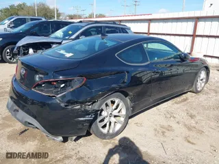 2013 Hyundai Genesis Coupe 2.0T R-Spec with VIN KMHHT6KD7DU089363, listed as a IAAI auction lot 41678371 with 131,187 mi miles. Bid and sale history available at carsss.com. Image 4.