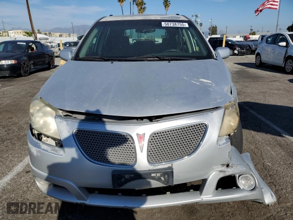 2005 Pontiac Vibe with VIN 5Y2SL66845Z462290, listed as a Copart auction lot 50738755 with 212,641 mi miles and Salvage Title. Bid and sale history available at DreamBid. Image 5.