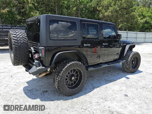 2013 Jeep Wrangler Unlimited Sport z VIN 1C4BJWDG3DL658674, wystawiony jako Copart lot #54851685 z przebiegiem 113 852 mil mil oraz Czysty tytuł • Clean title. Historia ofert i sprzedaży dostępna na DreamBid. Obrazek 3.
