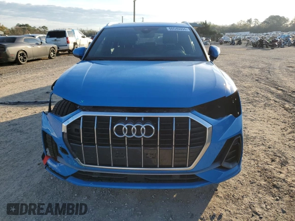 2019 Audi Q3 S line Premium Plus with VIN WA1EECF34K1084907, listed as a Copart auction lot 80546094 with 79,972 mi miles and Salvage Title. Bid and sale history available at carsss.com. Image 5.
