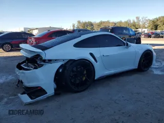 2021 Porsche 911 Turbo S with VIN WP0AD2A98MS257662, listed as a Copart auction lot 83297714 with 72,267 mi miles and Salvage Title. Bid and sale history available at carsss.com. Image 3.