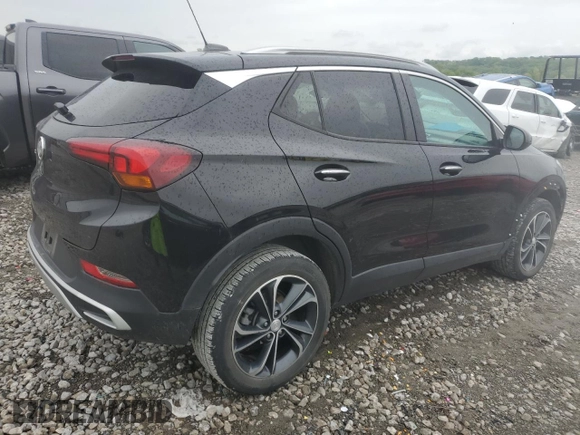 2021 Buick Encore GX Select with VIN KL4MMDS27MB138277, listed as a Copart auction lot 54452665 with 38,087 mi miles and Salvage title. Bid and sale history available at DreamBid. Image 3.