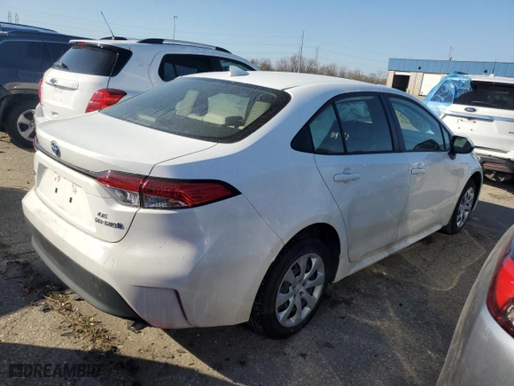 2024 Toyota Corolla Hybrid LE with VIN JTDBCMFE0RJ025370, listed as a Copart auction lot 52012245 with 18,830 mi miles and Salvage Title. Bid and sale history available at carsss.com. Image 3.