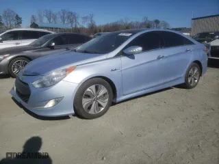 2015 Hyundai Sonata Hybrid Limited with VIN KMHEC4A42FA129376, listed as a Copart auction lot 46875685 with 138,188 mi miles and Salvage Title. Bid and sale history available at carsss.com. Image 1.
