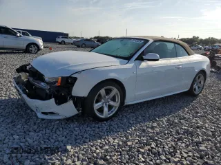 2016 Audi A5 Premium Plus with VIN WAUM2AFH3GN001250, listed as a Copart auction lot 58143325 with 27,811 mi miles and Salvage title. Bid and sale history available at DreamBid. Image 1.