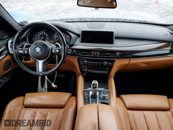 2019 BMW X6 xDrive35i with VIN 5UXKU2C56K0Z65348, listed as a Copart auction lot 40125783 with 48,719 mi miles. Bid and sale history available at carsss.com. Image 8.