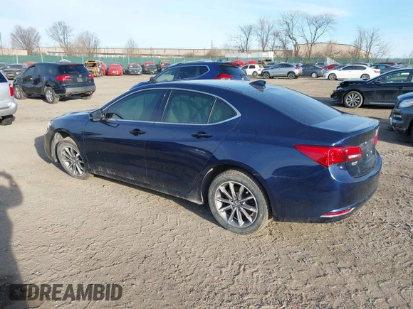 2018 Acura TLX with VIN 19UUB1F33JA008030, listed as a IAAI auction lot 41646216 with 55,931 mi miles and . Bid and sale history available at DreamBid. Image 3.