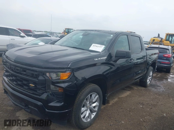 2022 Chevrolet Silverado 1500 Custom with VIN 1GCPABEK4NZ614621, listed as a IAAI auction lot 41943727 with 49,049 mi miles and . Bid and sale history available at DreamBid. Image 14.