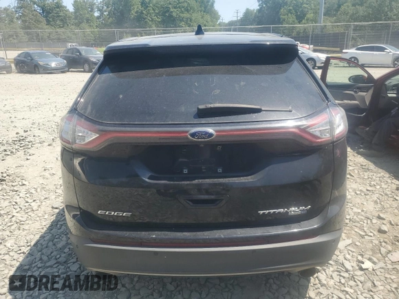 2016 Ford Edge Titanium with VIN 2FMPK4K97GBB92386, listed as a Copart auction lot 65618724 with 170,019 mi miles and Salvage Title. Bid and sale history available at carsss.com. Image 6.