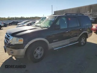 2007 Ford Expedition Eddie Bauer z VIN 1FMFU18567LA29057, wystawiony jako Copart lot #42679805 z przebiegiem 259 535 mil mil oraz Szkoda całkowita • Salvage title. Historia ofert i sprzedaży dostępna na DreamBid. Obrazek 1.