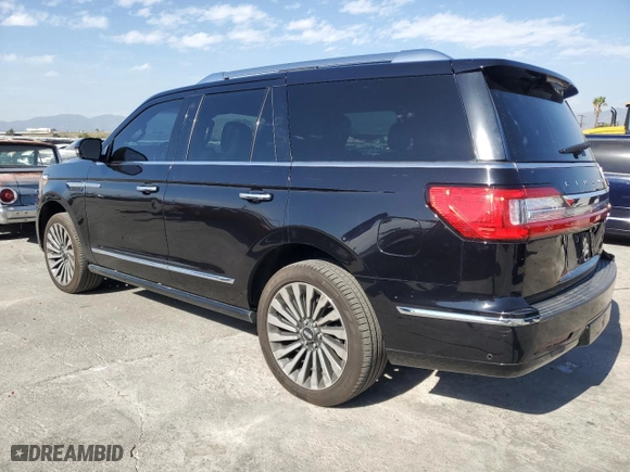 2019 Lincoln Navigator Reserve with VIN 5LMJJ2LT9KEL08933, listed as a Copart auction lot 47444895 with 61,856 mi miles and Salvage Title. Bid and sale history available at carsss.com. Image 2.