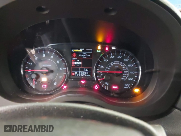 2019 Subaru WRX STI with VIN JF1VA2R69K9801164, listed as a IAAI auction lot 41371724 with 127,305 mi miles and . Bid and sale history available at DreamBid. Image 7.