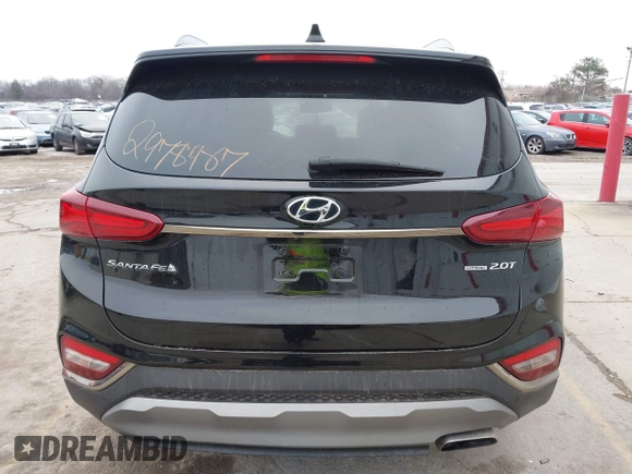 2019 Hyundai Santa Fe Ultimate with VIN 5NMS5CAA8KH019109, listed as a IAAI auction lot 41120391 with 101,829 mi miles and . Bid and sale history available at DreamBid. Image 16.