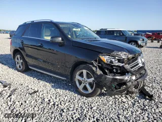 2018 Mercedes-Benz GLE with VIN 4JGDA5HB1JB014430, listed as a Copart auction lot 51753035 with 80,901 mi miles and Salvage Title. Bid and sale history available at carsss.com. Image 4.