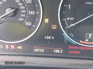 2018 BMW 3 Series 320i xDrive with VIN WBA8E5G57JNU47476, listed as a IAAI auction lot 41319816 with 38,755 mi miles. Bid and sale history available at carsss.com. Image 15.