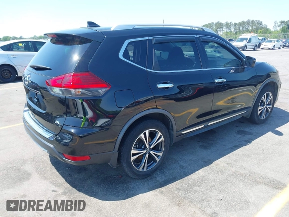 2017 Nissan Rogue SL with VIN JN8AT2MT4HW407893, listed as a IAAI auction lot 41975454 with 105,284 mi miles and . Bid and sale history available at DreamBid. Image 4.