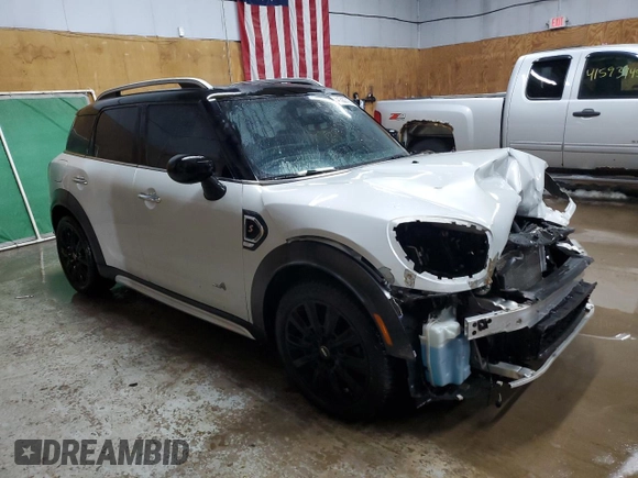 2021 MINI Countryman Cooper S with VIN WMZ83BR09M3M48203, listed as a Copart auction lot 41382705 with 60,844 mi miles and Salvage title. Bid and sale history available at DreamBid. Image 4.
