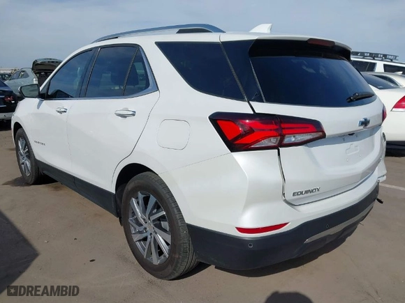 2024 Chevrolet Equinox Premier with VIN 3GNAXNEG9RL149758, listed as a IAAI auction lot 41895701 with 3,748 mi miles. Bid and sale history available at carsss.com. Image 3.