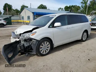 2017 Toyota Sienna XLE Auto Access Seat z VIN 5TDYZ3DC8HS839336, wystawiony jako Copart lot #57103045 z przebiegiem 212 711 mil mil oraz Szkoda całkowita • Salvage title. Historia ofert i sprzedaży dostępna na DreamBid. Obrazek 1.
