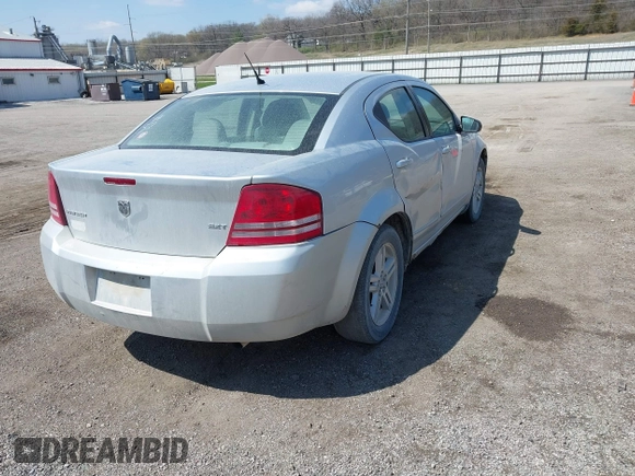 2008 Dodge Avenger SXT with VIN 1B3LC56K28N684317, listed as a IAAI auction lot 41988986 with 241,325 mi miles and . Bid and sale history available at DreamBid. Image 4.