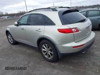 2008 Infiniti FX z VIN JNRAS08W08X203724, wystawiony jako IAAI lot #41714315 z przebiegiem Nie podano mil oraz . Historia ofert i sprzedaży dostępna na DreamBid. Obrazek 3.