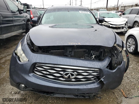 2009 Infiniti FX35 with VIN JNRAS18U69M102629, listed as a Copart auction lot 44270135 with 188,718 mi miles and Salvage Title. Bid and sale history available at carsss.com. Image 5.