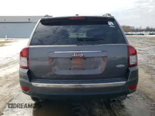 2016 Jeep Compass Latitude with VIN 1C4NJCEAXGD760221, listed as a Copart auction lot 46456585 with 104,900 mi miles and Clean Title. Bid and sale history available at carsss.com. Image 6.