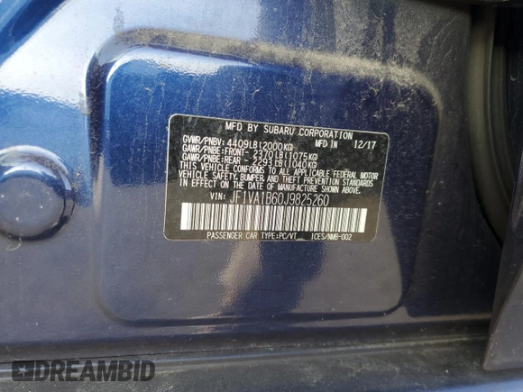 2018 Subaru WRX Premium with VIN JF1VA1B60J9825260, listed as a Copart auction lot 81662744 with 104,761 mi miles and Salvage Title. Bid and sale history available at carsss.com. Image 13.