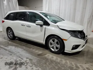2019 Honda Odyssey EX with VIN 5FNRL6H53KB010902, listed as a Copart auction lot 53254595 with 86,940 mi miles and Salvage Title. Bid and sale history available at carsss.com. Image 4.