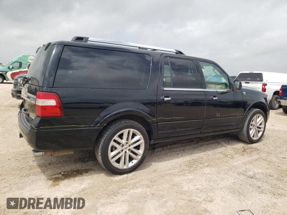 2016 Ford Expedition Max Limited with VIN 1FMJK2AT6GEF12731, listed as a Copart auction lot 54568885 with 183,644 mi miles and Salvage Title. Bid and sale history available at DreamBid. Image 3.