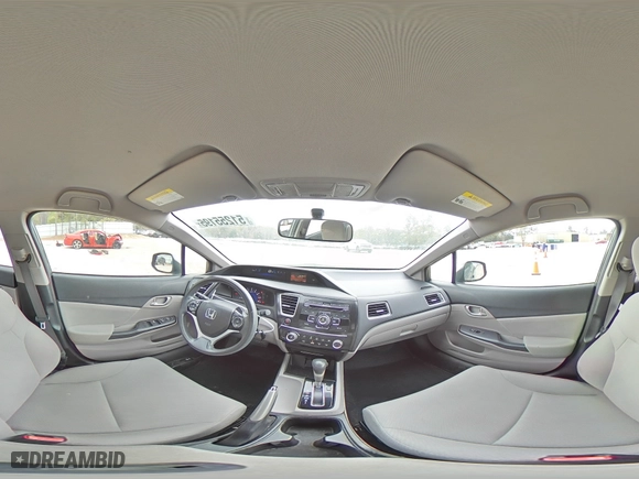 2013 Honda Civic Sdn LX with VIN 2HGFB2F56DH599198, listed as a Copart auction lot 51255195 with 122,112 mi miles and Salvage Title. Bid and sale history available at carsss.com. Image 13.