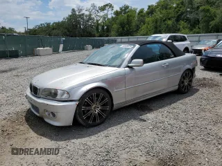 2002 BMW 3 Series 330Ci with VIN WBABS53422JU91762, listed as a Copart auction lot 66088925 with 196,595 mi miles and Salvage title. Bid and sale history available at DreamBid. Image 1.