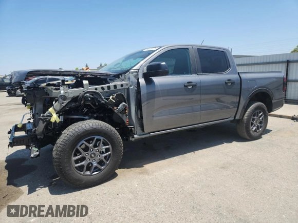 2024 Ford Ranger XLT with VIN 1FTER4GH4RLE35484, listed as a Copart auction lot 58596835 with 8,613 mi miles and Salvage title. Bid and sale history available at DreamBid. Image 1.
