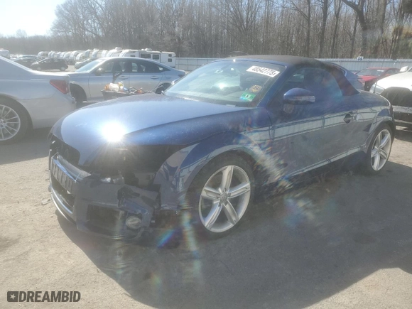 2013 Audi TT 2.0T Premium Plus with VIN TRUSFAFK0D1001578, listed as a Copart auction lot 48542775 with 56323 miles and Salvage Title. Bid and sale history available at carsss.com. Image 1.