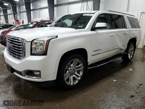 2018 GMC Yukon XL SLT with VIN 1GKS2GKC9JR155151, listed as a Copart auction lot 88941085 with 119,146 mi miles and Salvage Title. Bid and sale history available at carsss.com. Image 1.