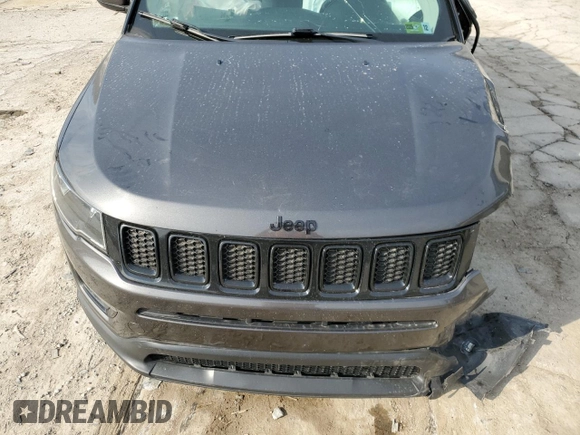 2018 Jeep Compass Altitude with VIN 3C4NJDBB8JT433658, listed as a Copart auction lot 48886815 with Not Provided miles and Salvage Title. Bid and sale history available at carsss.com. Image 13.