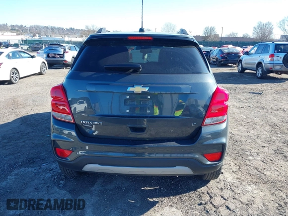2017 Chevrolet Trax LT with VIN KL7CJPSB6HB253418, listed as a IAAI auction lot 41881440 with 114,104 mi miles. Bid and sale history available at carsss.com. Image 16.
