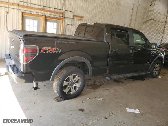 2014 Ford F-150 XL with VIN 1FTFW1ETXEFC51095, listed as a Copart auction lot 53995715 with 246,592 mi miles and Clean Title. Bid and sale history available at carsss.com. Image 3.