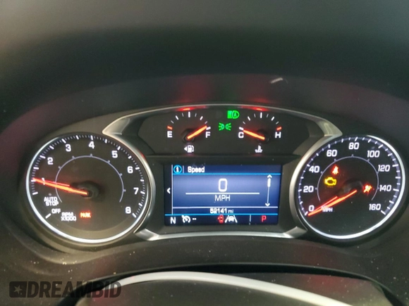2021 GMC Terrain SLE z VIN 3GKALTEV4ML384525, wystawiony jako Copart lot #59470685 z przebiegiem 52 141 mil mil oraz Szkoda całkowita • Salvage title. Historia ofert i sprzedaży dostępna na DreamBid. Obrazek 9.