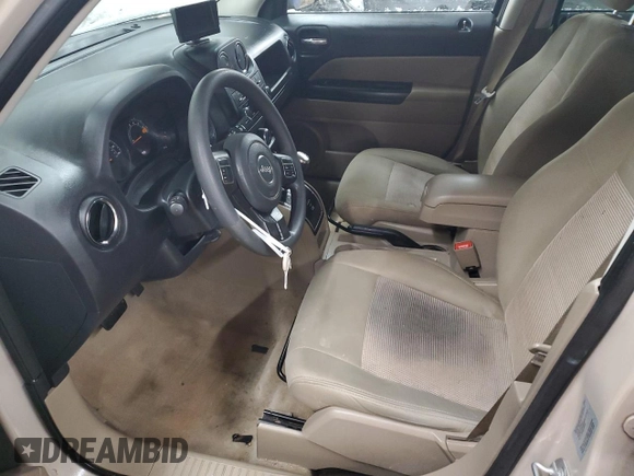 2017 Jeep Patriot Sport SE with VIN 1C4NJPBA3HD118128, listed as a Copart auction lot 41986955 with 95,543 mi miles and Salvage Title. Bid and sale history available at carsss.com. Image 7.