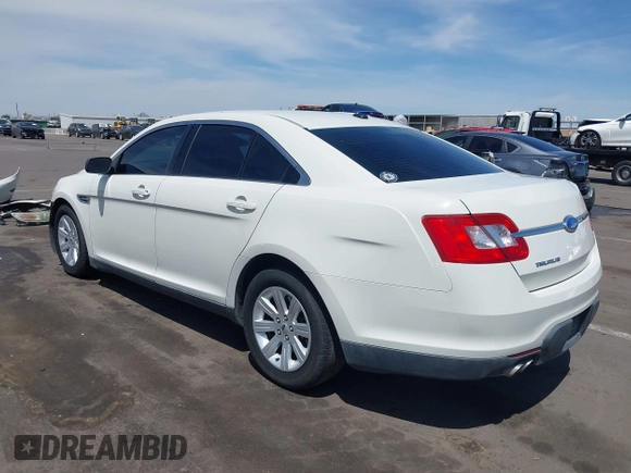 2011 Ford Taurus SE with VIN 1FAHP2DW1BG165371, listed as a IAAI auction lot 42164608 with 186,485 mi miles. Bid and sale history available at carsss.com. Image 3.
