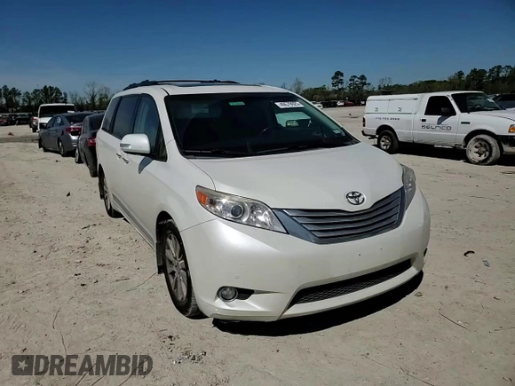 2014 Toyota Sienna XLE with VIN 5TDYK3DCXES470334, listed as a Copart auction lot 49579925 with 146,837 mi miles and Salvage Title. Bid and sale history available at DreamBid. Image 12.