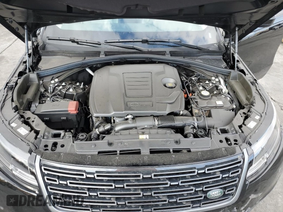 2025 Land Rover Range Rover Velar S with VIN SALYJ2EX8SA393852, listed as a Copart auction lot 44958965 with 5,818 mi miles and Salvage title. Bid and sale history available at DreamBid. Image 13.